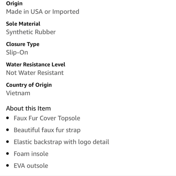 Koolaburra By UGG Fuzz’n Li Sandal Slipper Size 3 - Picture 17 of 17